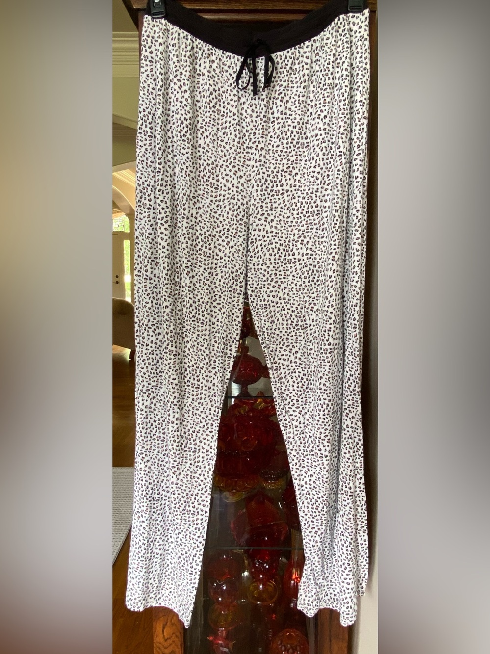 Donna Karan Leopard Pajama or Lounge Pants  XL
